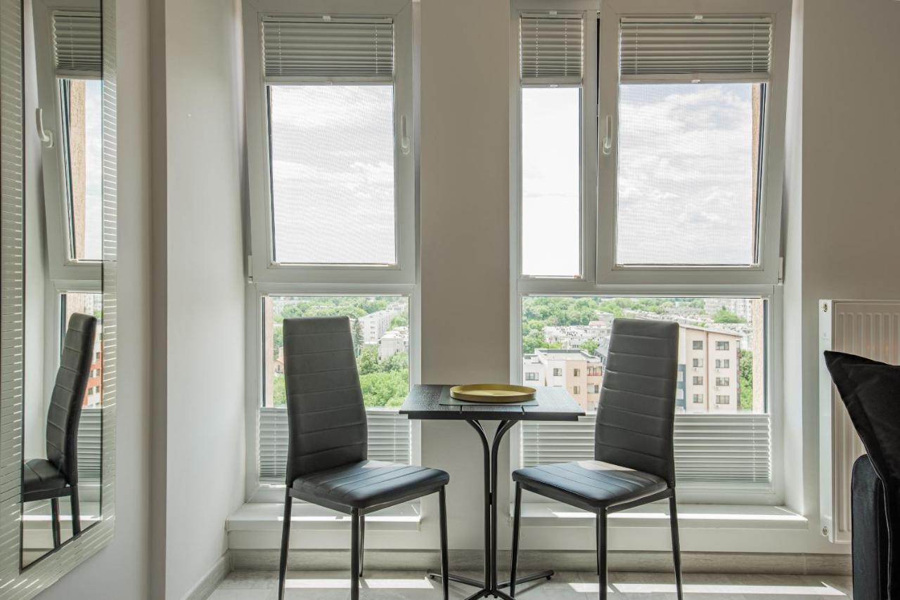 Cozy Penthousestudio Cityview W12 布加勒斯特 外观 照片