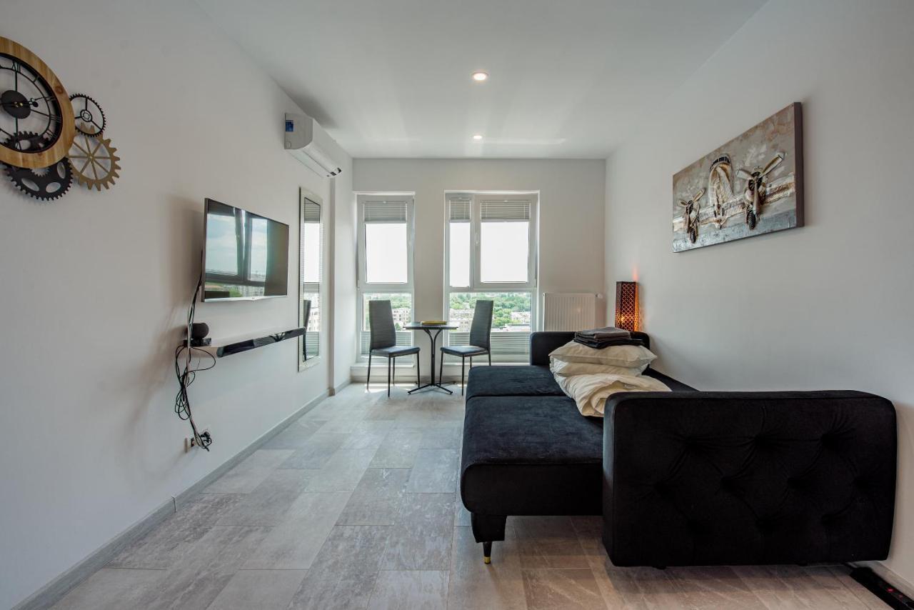 Cozy Penthousestudio Cityview W12 布加勒斯特 外观 照片